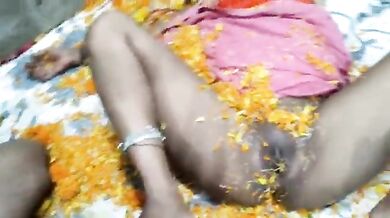 Suhaagraat par sexy dulhan ki hardcore chut chudai